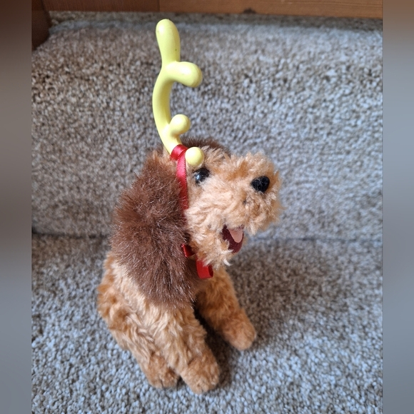 Vintage Max the Dog Grinch Christmas 2000 Universal Studios 8" Plush - Picture 1 of 6